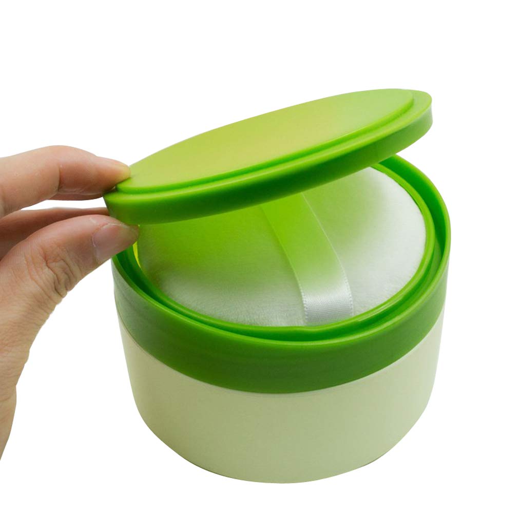 1PCS Empty Plastic Powder Puff Box Baby After-Bath Talcum Powder Box Beauty Baby Skin Care Dispenser