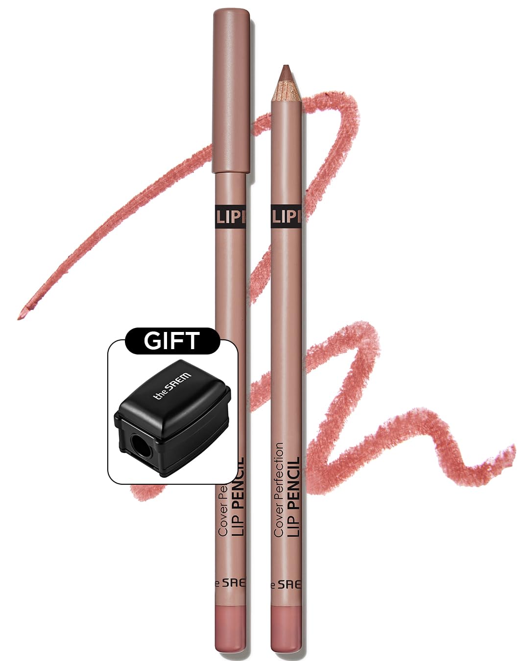THESAEM Cover Perfection Lip Pencil - Slim Easy-Blend & Overlip Makeup