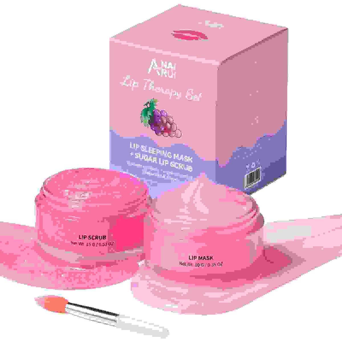 ANAI RUI Lip Mask and Lip Scrub Set Lip Sleeping Mask