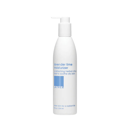 LATHER Lavender Lime Moisturizer | Body Lotion With Essential Oils | Body Skin Care Product With Aloe Vera