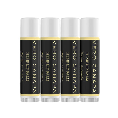 Vero Canapa Vanilla Organic Hemp Lip Balm with SPF 15 | Lip Moisturizer | Sunscreen Lip Balm | SPF Lip Balm | Lip Care