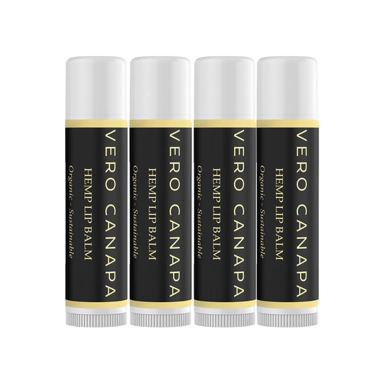 Vero Canapa Vanilla Organic Hemp Lip Balm with SPF 15 | Lip Moisturizer | Sunscreen Lip Balm | SPF Lip Balm | Lip Care