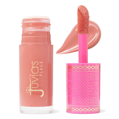 Juvias Place Blushed Liquid Blush SoftTulip - Dewy Tint Cheeks Makeup Glow Pigment