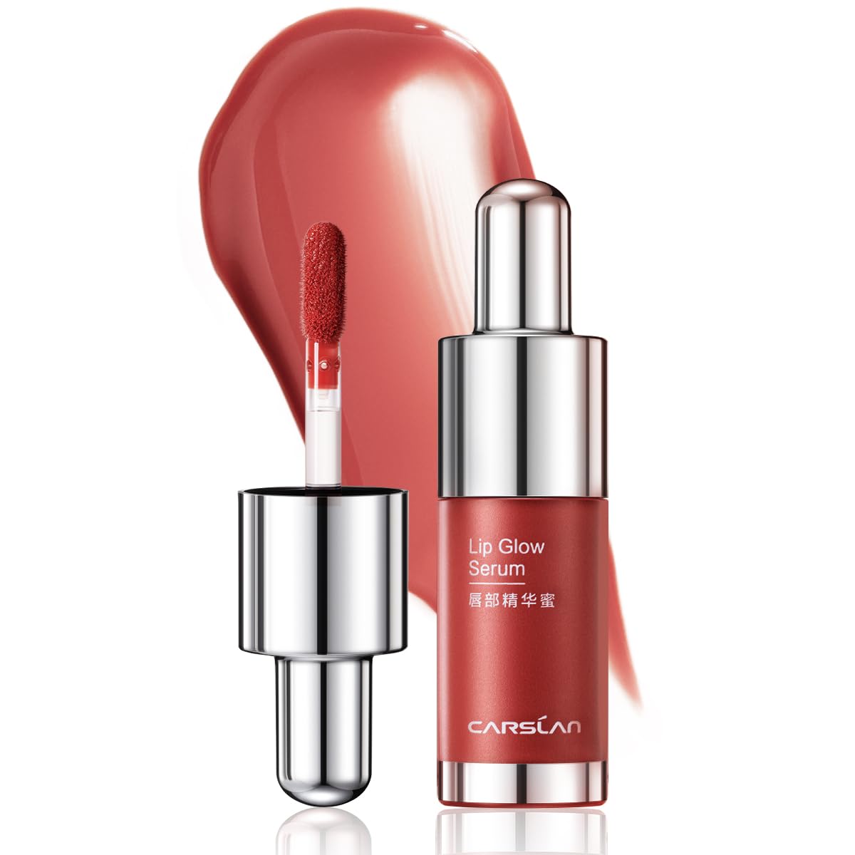 CARSLAN Hydrating Lip Gloss Serum Moisturizing Plunping Shiny Lip Glow Tinted Lip Care
