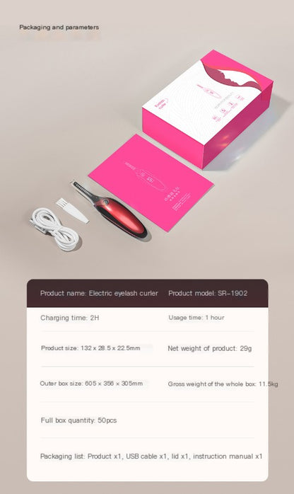 Electric Eyelash Curler Beauty Tool