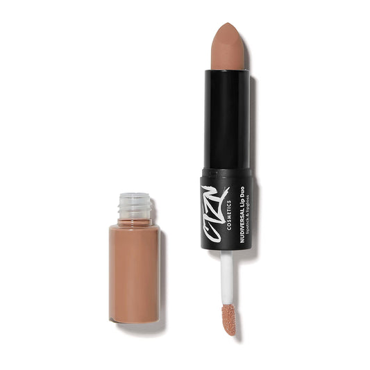 CTZN Cosmetics - Nudiversal Lip Duo Lipstick + Lip Gloss | Vegan Cruelty-Free Inclusive Beauty (Shade 7: Dubai)