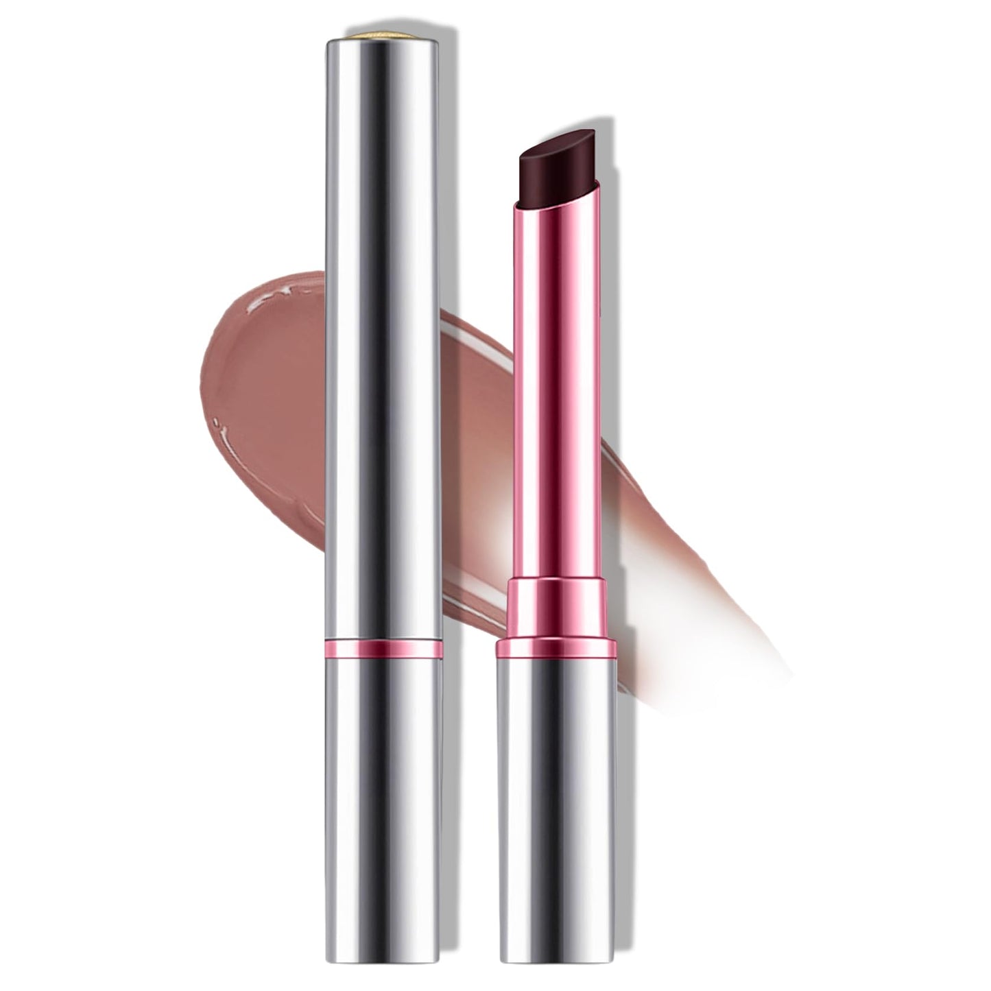 IONSGAKO Tinted Black Lip Balm Hydrating Sheer Lipstick Natural Glossy