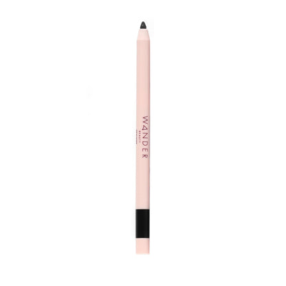 Wander Beauty Skyliner Automatic Gel Eyeliner (Jet Black) - Smudge-Proof Retractable Gel Liner - Precise Application With Built-In Eye Pencil Sharpener