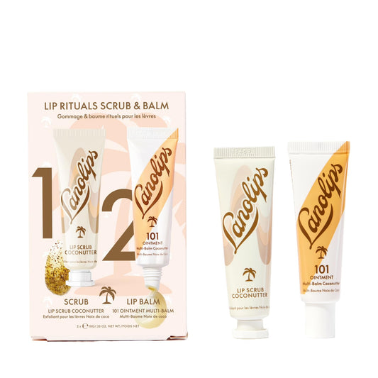 Lanolips Coconutter Lip Scrub & Lip Balm