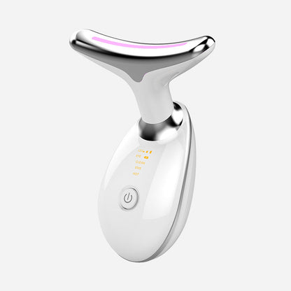Wavy Chic Beauty Facial Massager, 7 Color Facial Device Skin Firming for Face Neck Beauty Device,