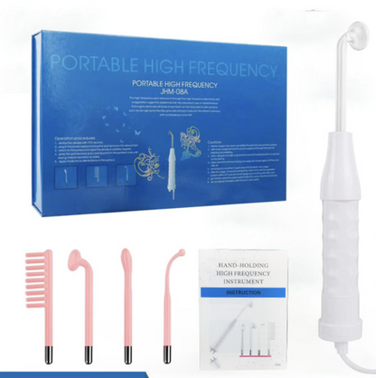 Home Beauty Device Kit with High-Frequency Therapy Tools