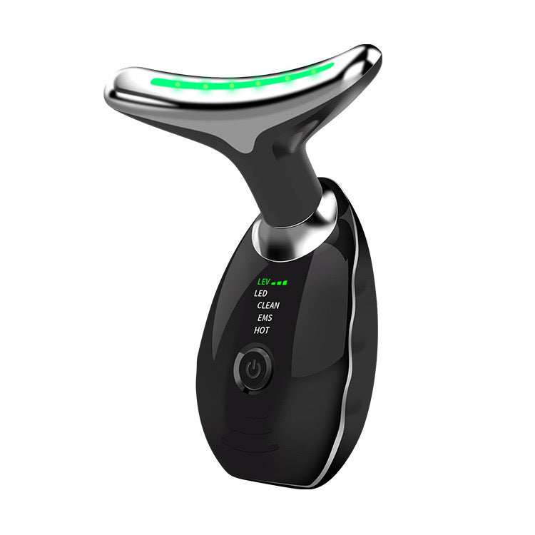 Wavy Chic Beauty Facial Massager, 7 Color Facial Device Skin Firming for Face Neck Beauty Device,