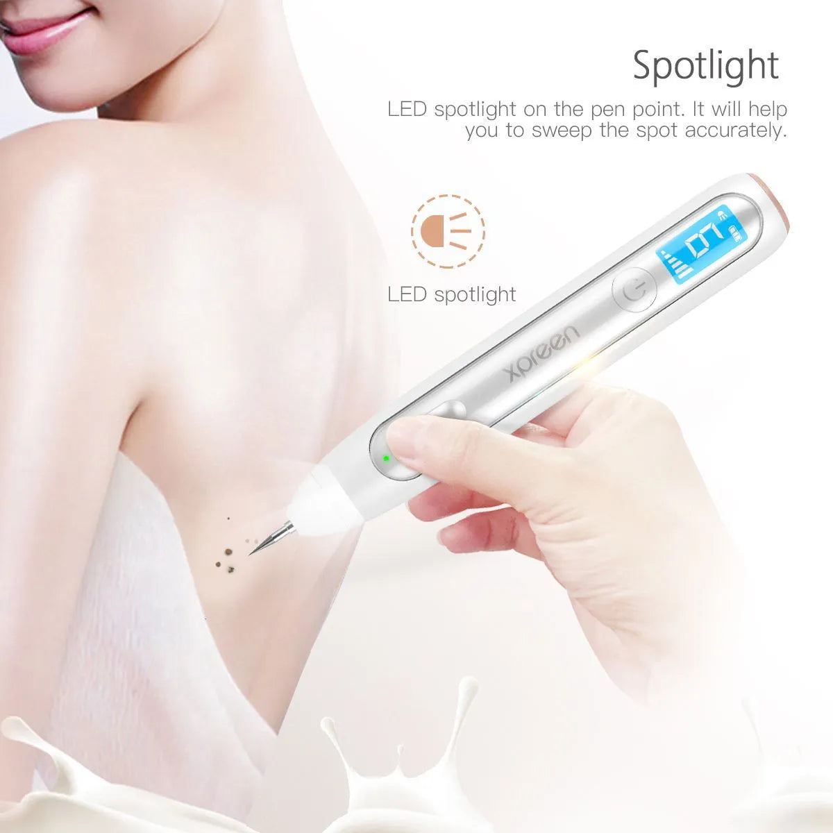 LCD Laser Pen Wart Remover