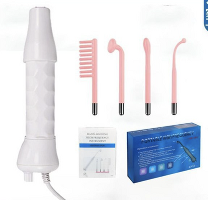 Home Beauty Device Kit with High-Frequency Therapy Tools