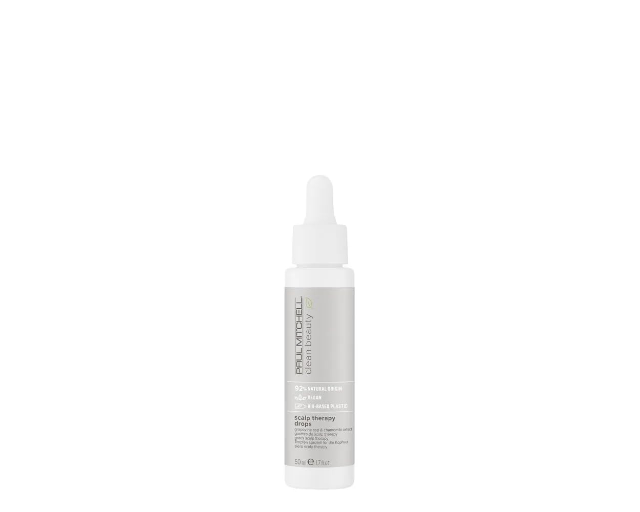 Paul Mitchell Clean Beauty Scalp Therapy Drops Ultra-Lightweight Scalp Serum Soothes