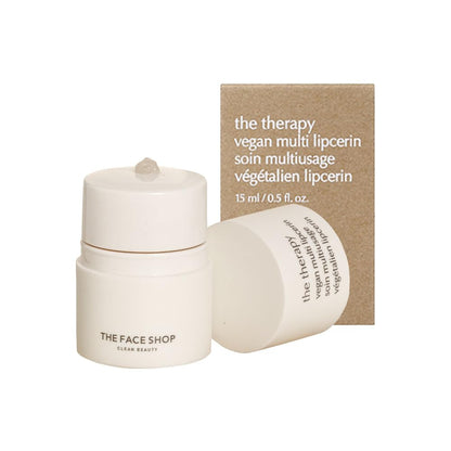 Vegan Lip Butter Moisturizing Lip Balm Shea Butter & Sunflower Oil & Peptide Lip