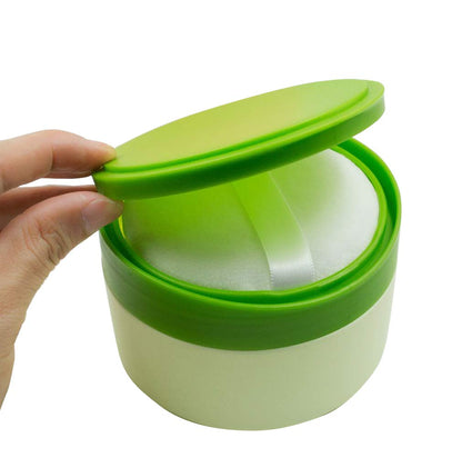 1PCS Empty Plastic Powder Puff Box Baby After-Bath Talcum Powder Box Beauty Baby Skin Care Dispenser