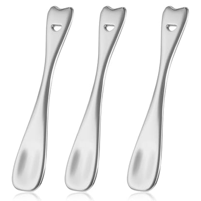 Sibba Mini Spoon Face Spatula Makeup Small Skincare For Cosmetics Mask Make Up Tool Beauty Skin Care Lotion Cosmetic Facial Spatulas Cream Product Moisturizer
