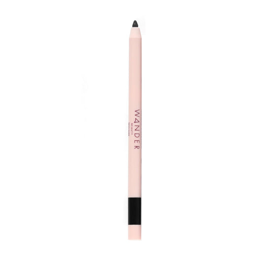 Wander Beauty Skyliner Automatic Gel Eyeliner (Jet Black) - Smudge-Proof Retractable Gel Liner - Precise Application With Built-In Eye Pencil Sharpener