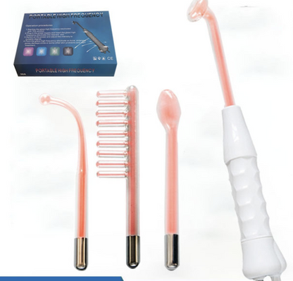 Home Beauty Device Kit with High-Frequency Therapy Tools