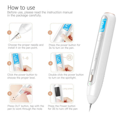 LCD Laser Pen Wart Remover