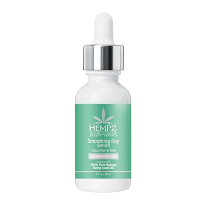 Hempz Cucumber Aloe Facial Serum Beauty Actives with Cermanides for dry to normal skin for men and women