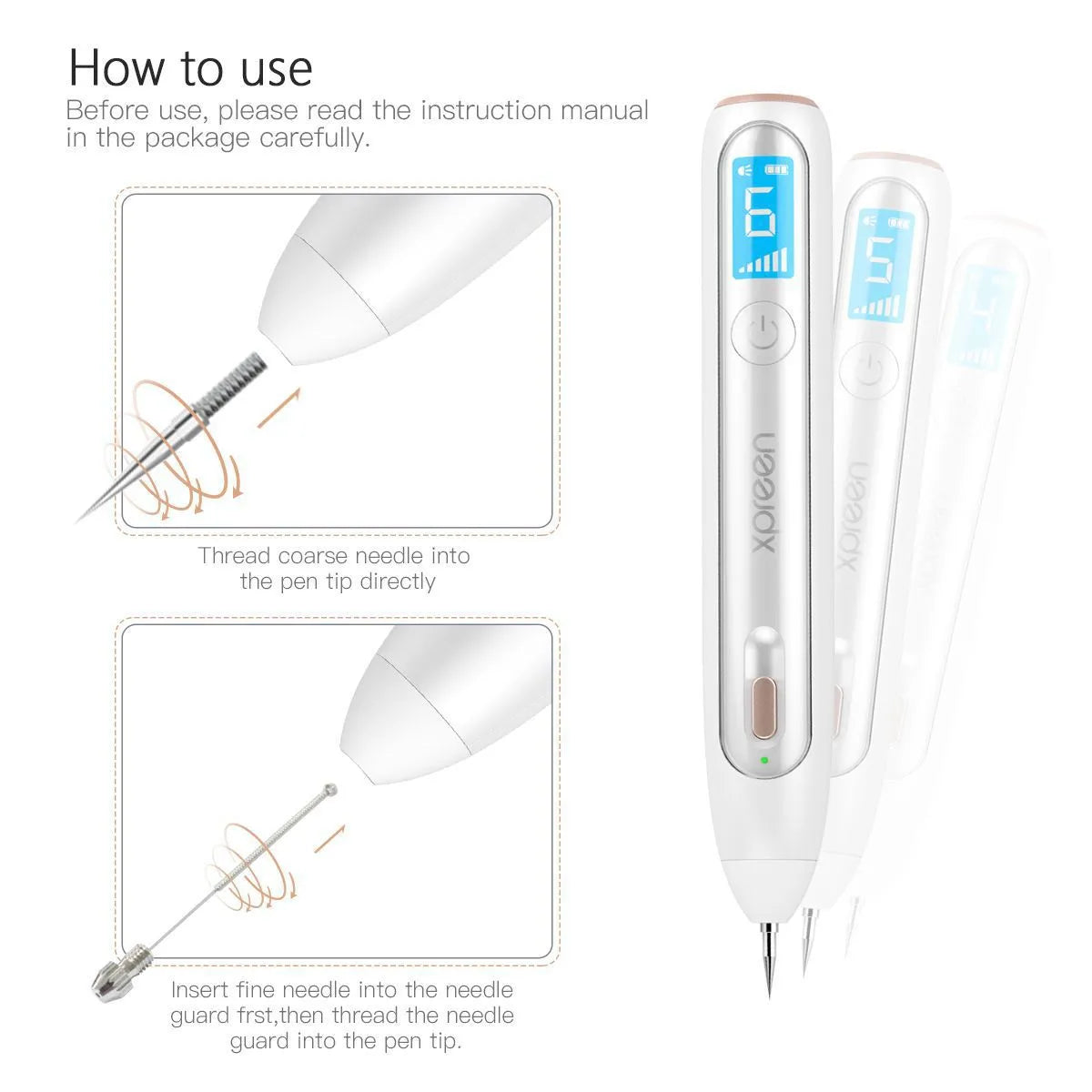 LCD Laser Pen Wart Remover