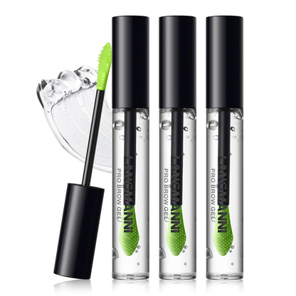 Jolilab 3 Pcs Clear Eyebrow Setting Gel Brow Fix Gel Lock Brow Glue Eyebrow Shaping Gel