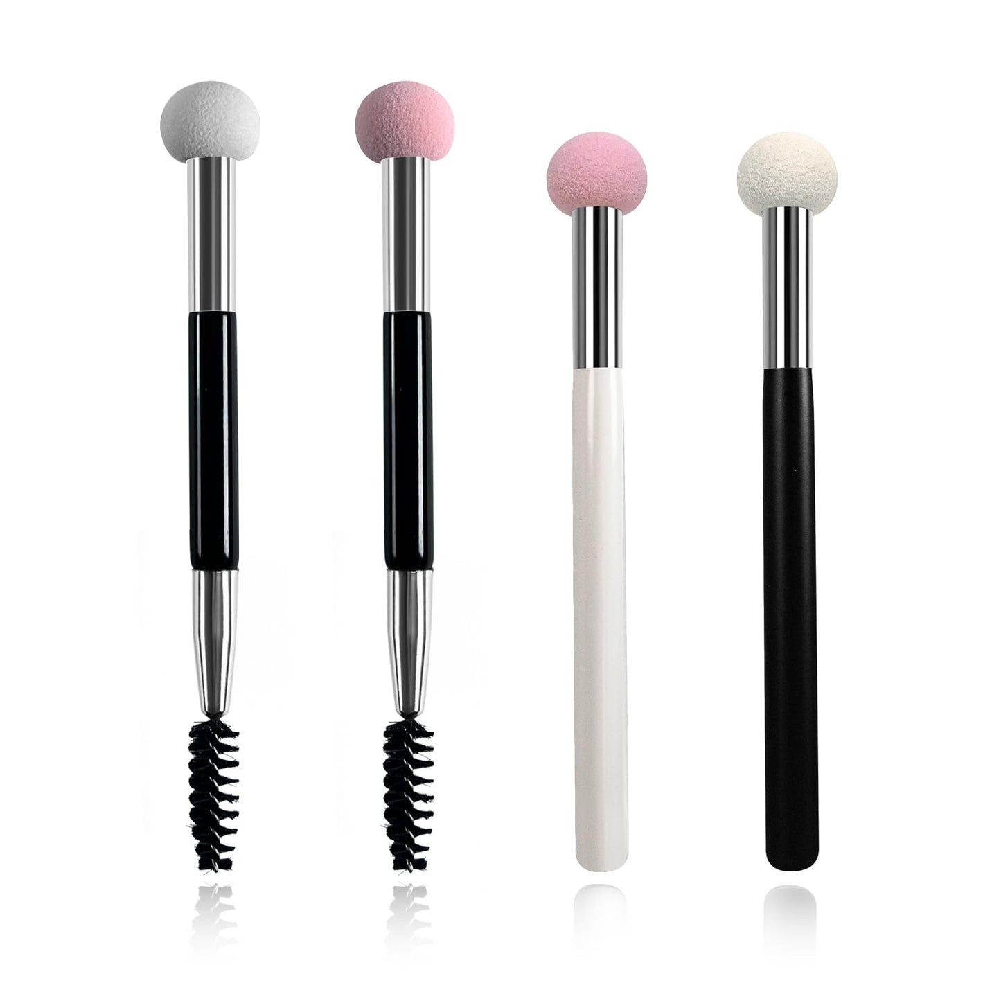 Sponge Eyebrow Applicator 4PCS Concealer Foundation Sponge Powder Brush Mascara Eyelash Brushes